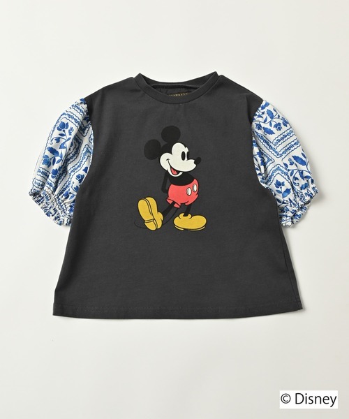 Disney ミッキーマウス ボリュームスリーブカットソー 90 150cm Tシャツ カットソー Markey S マーキーズ のファッション通販 Zozotown