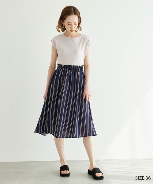 ROPE' PICNIC（ロペピクニック）の「【WEB限定/低身長向けサイズあり】ラク美/ニットドッキングワンピース（ワンピース・レディース・ブラック系その他/グレー系その他・38/36）」の18枚目の写真