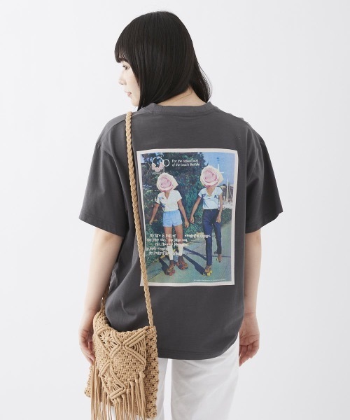 Ocean Pacific（オーシャンパシフィック）の「【OceanPacific×Sandy mag】ユニセックス 50thコラボTシャツ（Tシャツ/カットソー・レディース・ホワイト/チャコールグレー・MEDIUM/LARGE/X-LARGE）」の19枚目の写真