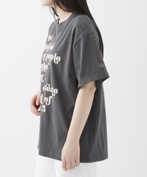 Ocean Pacific（オーシャンパシフィック）の「【OceanPacific×Sandy mag】ユニセックス 50thコラボTシャツ（Tシャツ/カットソー・レディース・ホワイト/チャコールグレー・MEDIUM/LARGE/X-LARGE）」の17枚目の写真
