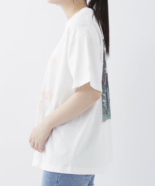 Ocean Pacific（オーシャンパシフィック）の「【OceanPacific×Sandy mag】ユニセックス 50thコラボTシャツ（Tシャツ/カットソー・レディース・ホワイト/チャコールグレー・MEDIUM/LARGE/X-LARGE）」の5枚目の写真