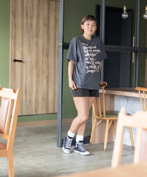 Ocean Pacific（オーシャンパシフィック）の「【OceanPacific×Sandy mag】ユニセックス 50thコラボTシャツ（Tシャツ/カットソー・レディース・ホワイト/チャコールグレー・MEDIUM/LARGE/X-LARGE）」の22枚目の写真