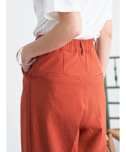 earth music&ecology(アースミュージックアンドエコロジー)の「ストレートワイドパンツ(その他パンツ・レディース・テラコッタ/オリーブ/ライトベージュ・S/M)」の19枚目の写真