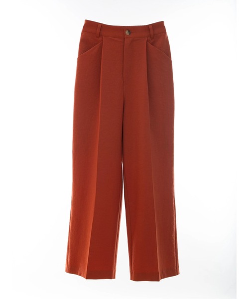 earth music&ecology(アースミュージックアンドエコロジー)の「ストレートワイドパンツ(その他パンツ・レディース・テラコッタ/オリーブ/ライトベージュ・S/M)」の22枚目の写真