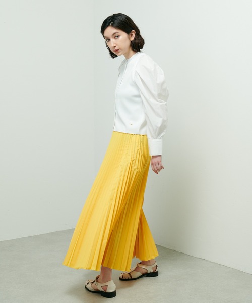 Lui's（ルイス）の「撥水アコーディオンプリーツスカート（スカート・レディース・グリーン/ブラック/イエロー・FREE）」の17枚目の写真