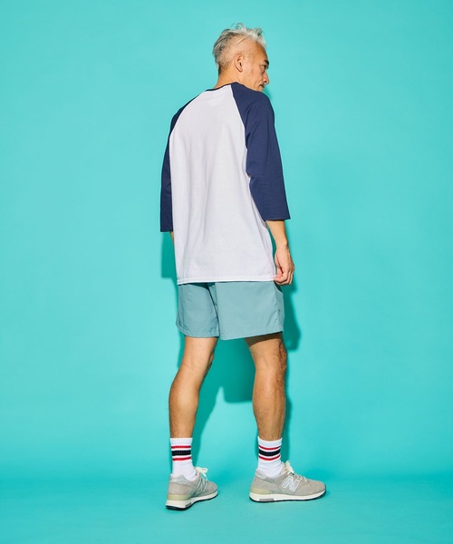SUB POP(サブポップ)の「3/4 BASEBALL TEE "BIG LEAGUE"/ 3/4 ベースボール T "ビッグ リーグ”(Tシャツ/カットソー・メンズ・ホワイト×ネイビー・MEDIUM/LARGE/X-LARGE)」の10枚目の写真