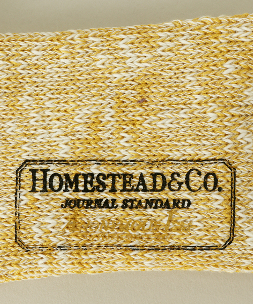 JOURNAL STANDARD J.S HOMESTEAD（ジャーナルスタンダードホームステッド）の「【j.s.homestead】リネンミックス スラブクオーターソックス（ソックス/靴下・メンズ・カーキ/アイボリー/コバルトブルー/スミクロ・FREE）」の10枚目の写真