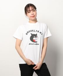 tシャツ FUNG/ファング　BASIC TEE BROOKLYN　Ｔシャツ レディース FUNG（ファング）の「FUNG/ファング Basic Tee brooklyn 半袖T