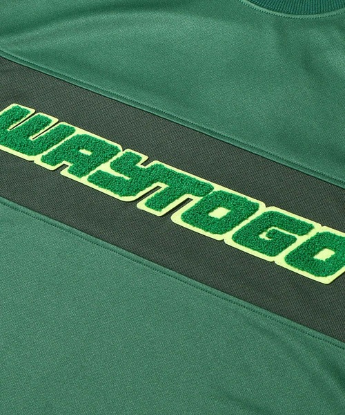 atmos pink（アトモスピンク）の「atmos pink スポーティートップス（Tシャツ/カットソー・レディース・レッド/サックスブルー/グリーン・FREE）」の15枚目の写真