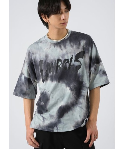 RE730(アールイーセブンサーティー)の「RE730 タイダイ染めが決め手のルーズシルエットTシャツ(Tシャツ/カットソー・メンズ・グレー/グリーン/ブルー・MEDIUM/LARGE/X-LARGE)」の22枚目の写真