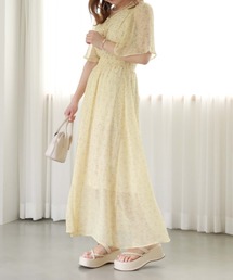 archives | 花柄フレアスリーブワンピース(ワンピース)