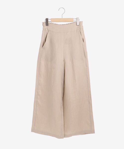le.coeur blanc（ルクールブラン）の「麻ワイドクロップドパンツ（その他パンツ・レディース・ベージュ/グリーン/カーキオリーブ/ブルー・36/38）」の19枚目の写真