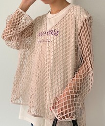 CIAOPANIC | 緩さが可愛い、オーバーメッシュロンTee(Tシャツ/カットソー)