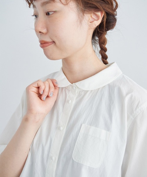 【新品未使用】MHL. Textured cotton 半袖ブラウス 新品未使用】MHL. Textured cotton 半袖ブラウス - メルカリ
