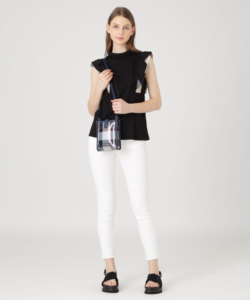 クリアPVCスクエアミニショルダー