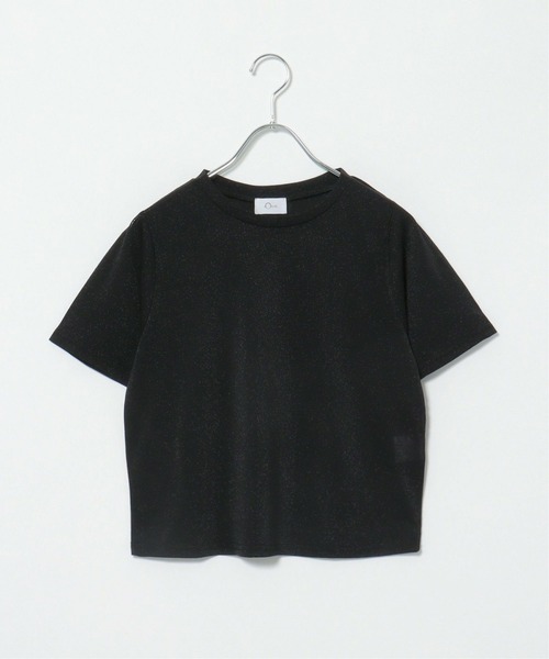 notch.(ノッチ)の「ラメ半袖Tシャツ(Tシャツ/カットソー・レディース・ブラック/グレー・M)」の17枚目の写真
