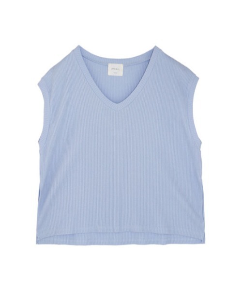 AMAIL（アマイル）の「Sky peace setup（タンクトップ・レディース・ブラック/ブルー/グレー・FREE）」の13枚目の写真