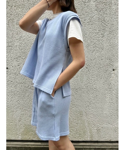 AMAIL（アマイル）の「Sky peace setup（タンクトップ・レディース・ブラック/ブルー/グレー・FREE）」の22枚目の写真