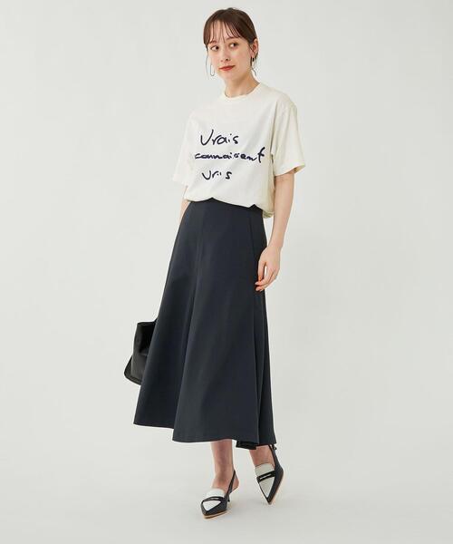 LOS ANGELES APPAREL(ロサンゼルスアパレル)の「【別注】< LOSANGELES APPAREL > プリント Tシャツ(Tシャツ/カットソー・レディース・ホワイト/ライトグレー/オフホワイト・FREE)」の5枚目の写真