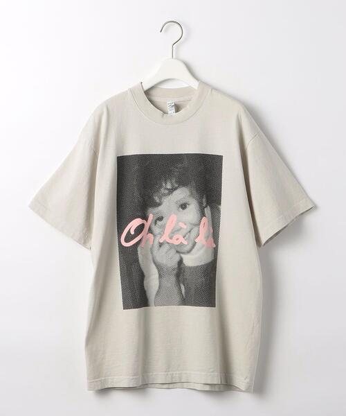 LOS ANGELES APPAREL(ロサンゼルスアパレル)の「【別注】< LOSANGELES APPAREL > プリント Tシャツ(Tシャツ/カットソー・レディース・ホワイト/ライトグレー/オフホワイト・FREE)」の21枚目の写真