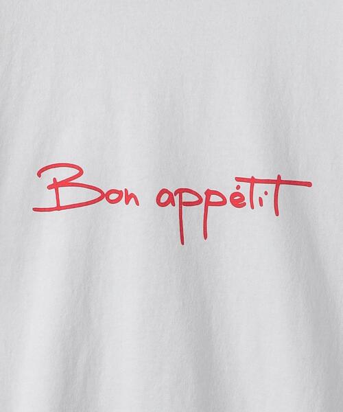 LOS ANGELES APPAREL(ロサンゼルスアパレル)の「【別注】< LOSANGELES APPAREL > プリント Tシャツ(Tシャツ/カットソー・レディース・ホワイト/ライトグレー/オフホワイト・FREE)」の7枚目の写真