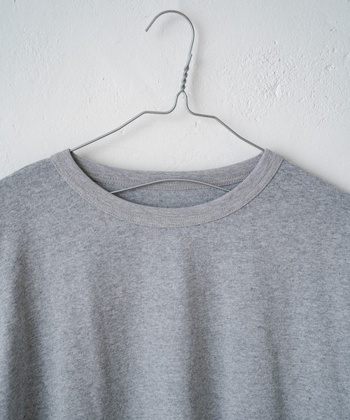 WHIMSIC（ウィムジック）の「【WHIMSIC】ヘビーウェイトオーバーサイズTシャツ（Tシャツ/カットソー・レディース・ブラック/パープル/グレー/ピンク/グリーン・FREE）」の13枚目の写真