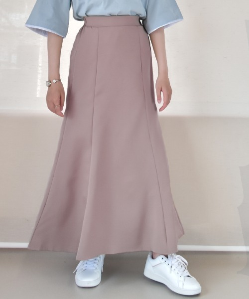 Coo+i（クーイ）の「マーメードスカート（スカート・レディース・ミント/オリーブ/ピンク/ベージュ/ブラック/ネイビー/モカ・L/M）」の3枚目の写真