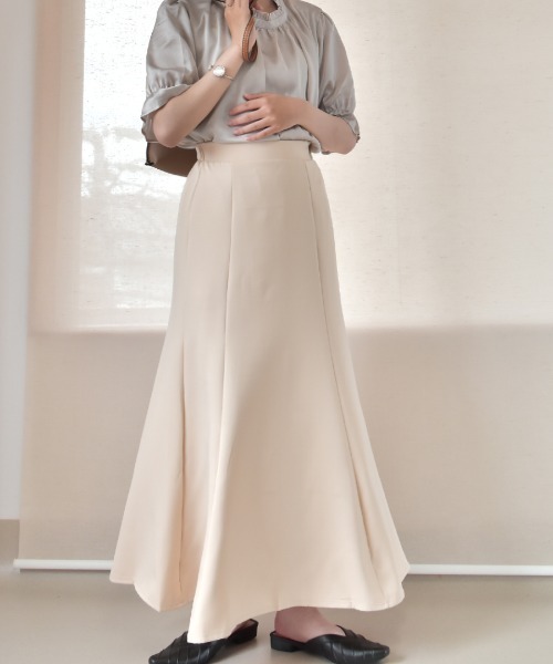 Coo+i（クーイ）の「マーメードスカート（スカート・レディース・ミント/オリーブ/ピンク/ベージュ/ブラック/ネイビー/モカ・L/M）」の17枚目の写真