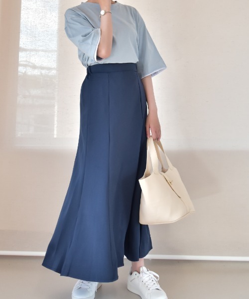 Coo+i（クーイ）の「マーメードスカート（スカート・レディース・ミント/オリーブ/ピンク/ベージュ/ブラック/ネイビー/モカ・L/M）」の15枚目の写真