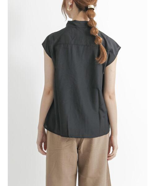 Te chichi TERRASSE（テチチテラス）の「ボウタイブラウス（シャツ/ブラウス・レディース・ブラック/オフホワイト/カーキ・ﾌﾘ-）」の14枚目の写真