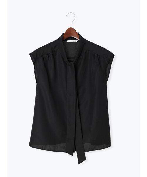 Te chichi TERRASSE（テチチテラス）の「ボウタイブラウス（シャツ/ブラウス・レディース・ブラック/オフホワイト/カーキ・ﾌﾘ-）」の11枚目の写真