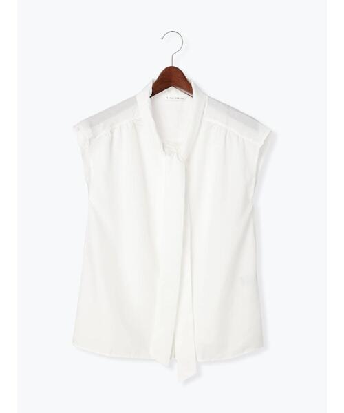 Te chichi TERRASSE（テチチテラス）の「ボウタイブラウス（シャツ/ブラウス・レディース・ブラック/オフホワイト/カーキ・ﾌﾘ-）」の10枚目の写真