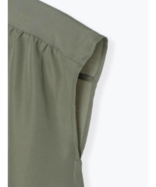 Te chichi TERRASSE（テチチテラス）の「ボウタイブラウス（シャツ/ブラウス・レディース・ブラック/オフホワイト/カーキ・ﾌﾘ-）」の7枚目の写真