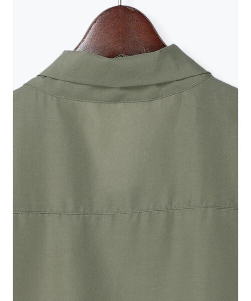 Te chichi TERRASSE（テチチテラス）の「ボウタイブラウス（シャツ/ブラウス・レディース・ブラック/オフホワイト/カーキ・ﾌﾘ-）」の5枚目の写真