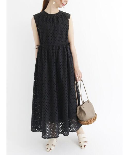 Te chichi(テチチ)の「◎カットワークレースワンピース(ワンピース・レディース・ブラック/オフホワイト・フリ-)」の17枚目の写真