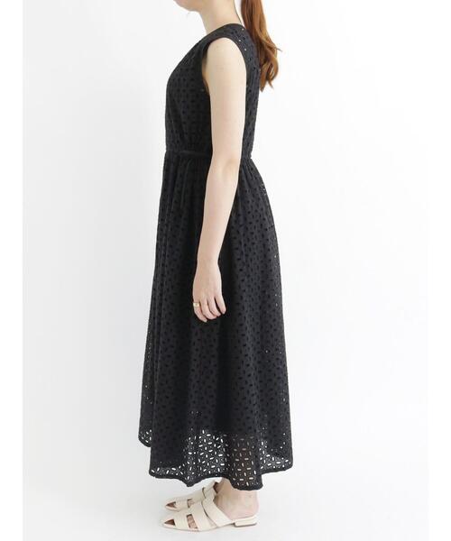 Te chichi(テチチ)の「◎カットワークレースワンピース(ワンピース・レディース・ブラック/オフホワイト・フリ-)」の16枚目の写真