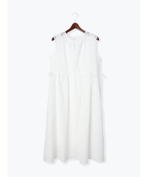 Te chichi(テチチ)の「◎カットワークレースワンピース(ワンピース・レディース・ブラック/オフホワイト・フリ-)」の10枚目の写真