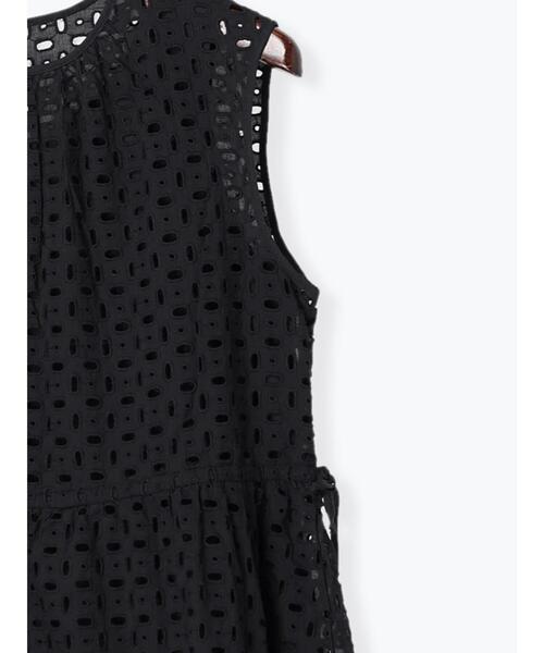 Te chichi(テチチ)の「◎カットワークレースワンピース(ワンピース・レディース・ブラック/オフホワイト・フリ-)」の6枚目の写真