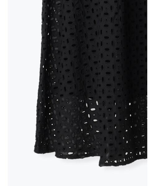 Te chichi(テチチ)の「◎カットワークレースワンピース(ワンピース・レディース・ブラック/オフホワイト・フリ-)」の5枚目の写真