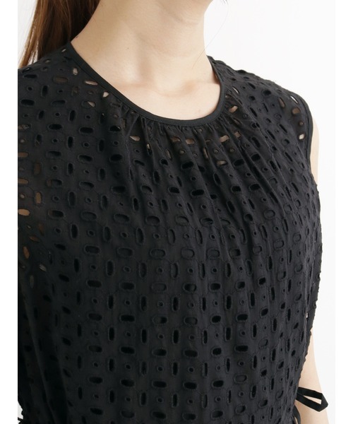 Te chichi(テチチ)の「◎カットワークレースワンピース(ワンピース・レディース・ブラック/オフホワイト・フリ-)」の20枚目の写真