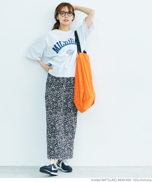 coca（coca）（コカ）の「レオパードプリーツスカート（スカート・レディース・アイボリー・ONE SIZE）」の7枚目の写真