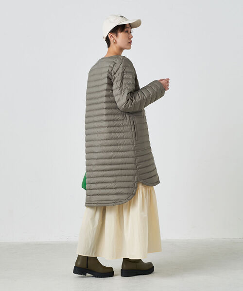 Traditional Weatherwear（トラディショナルウェザーウェア）の「◇【WEB限定カラーあり】【TRADITIONAL WEATHERWEAR】ARKLEY LONG DOWN PA（ダウンジャケット/コート・レディース・オフホワイト/ブラック/チャコールグレー・36/34）」の4枚目の写真