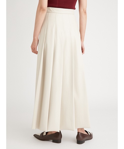 SNIDEL(スナイデル)の「レザープリーツスカート(スカート・レディース・オリーブ/アイボリー/バーガンディー・1/0)」の11枚目の写真