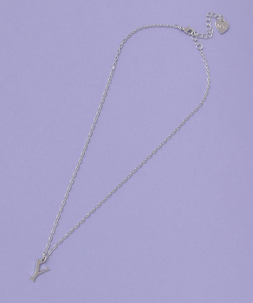 LOVETOXIC（ラブトキシック）の「イニシャルネックレス（ネックレス・キッズ・ラベンダー/ブラウン/オレンジ/サックスブルー/エメラルド/ブラック・FREE）」の4枚目の写真