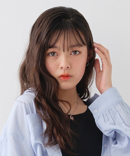 LOVETOXIC（ラブトキシック）の「イニシャルネックレス（ネックレス・キッズ・ラベンダー/ブラウン/オレンジ/サックスブルー/エメラルド/ブラック・FREE）」の10枚目の写真