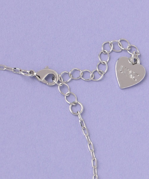 LOVETOXIC（ラブトキシック）の「イニシャルネックレス（ネックレス・キッズ・ラベンダー/ブラウン/オレンジ/サックスブルー/エメラルド/ブラック・FREE）」の15枚目の写真