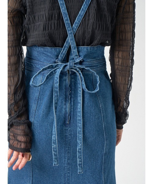 リリーブラウン オーガニックマーメイドスカート LWFS224133 レディース BLU 0 Lily Brown(リリーブラウン) ⁄ タグ付⁄22年モデル⁄オーガニック