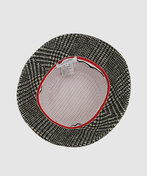 THOM BROWNE(トムブラウン)の「SEAMED IN PATCHWORK BUCKET HAT IN PRINCE OF WALES BRITISH WOOL(ハット・メンズ・その他・M)」の3枚目の写真