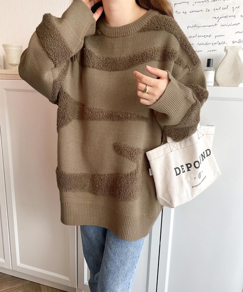 ビアズリー☆今季物☆ニードルパンチレースプルオーバー☆黒