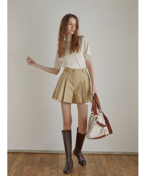 AMAIL（アマイル）の「Bikyaku short pants（その他パンツ・レディース・ブラック/ベージュ・S/M）」の14枚目の写真